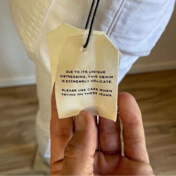 NWT white Rag & Bone Dre Capri jeans - Picture 6 of 12